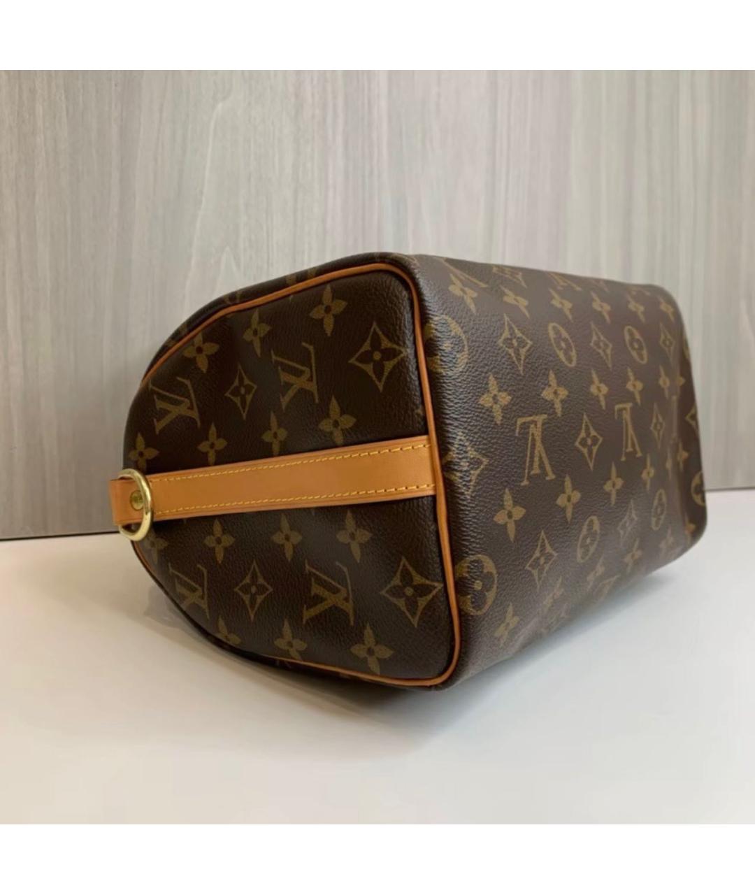 LOUIS VUITTON Коричневая сумка через плечо из канвы, фото 6