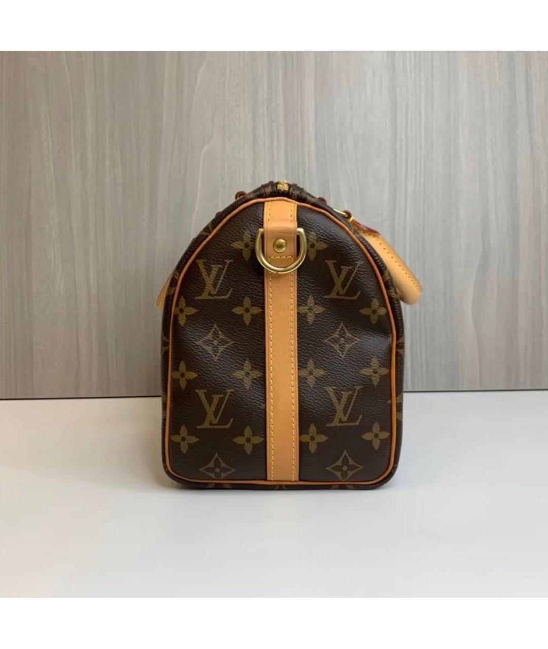 LOUIS VUITTON Коричневая сумка через плечо из канвы, фото 3