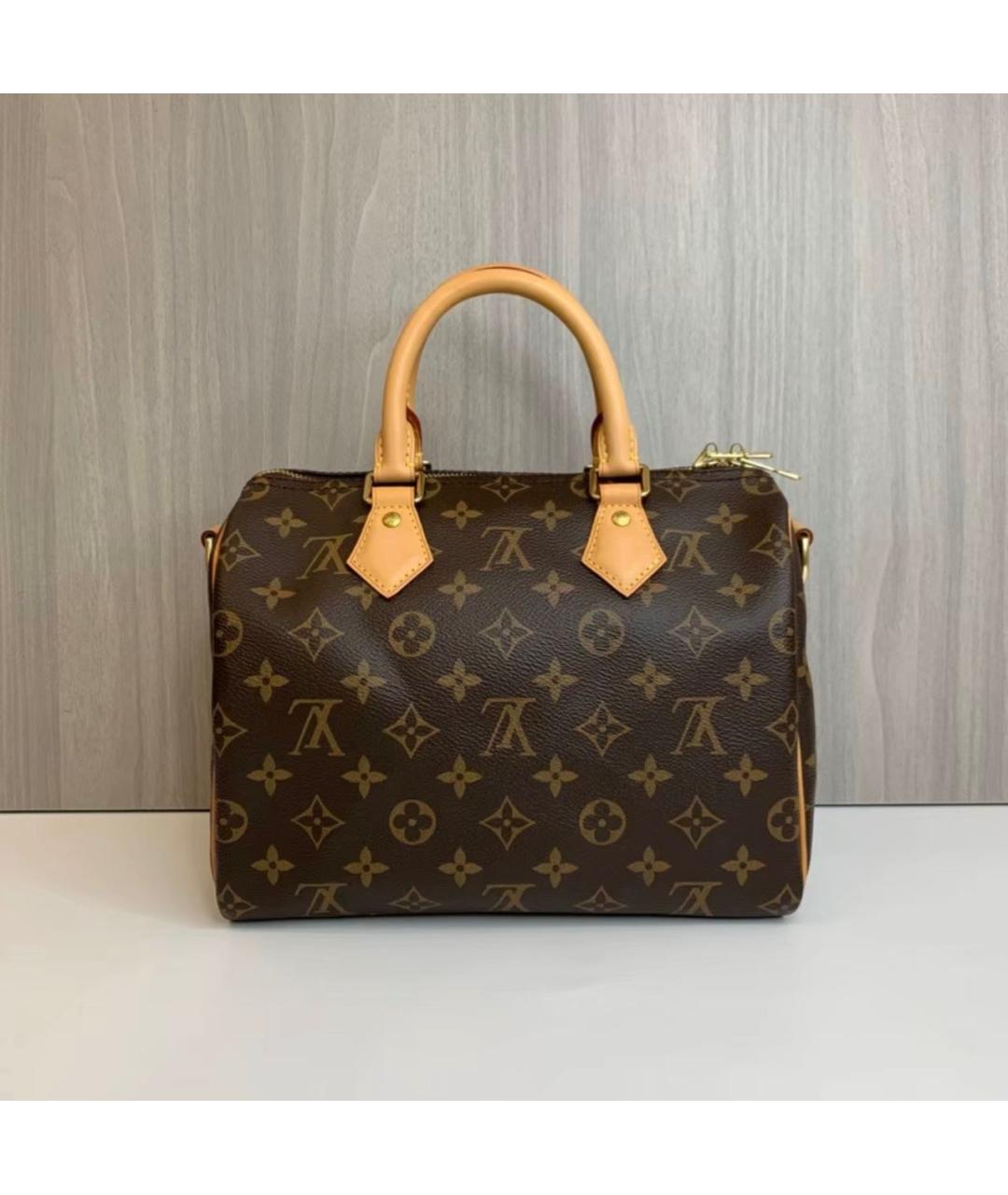 LOUIS VUITTON Коричневая сумка через плечо из канвы, фото 2
