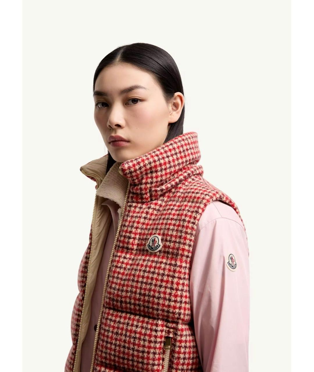 MONCLER Красный жилет, фото 3