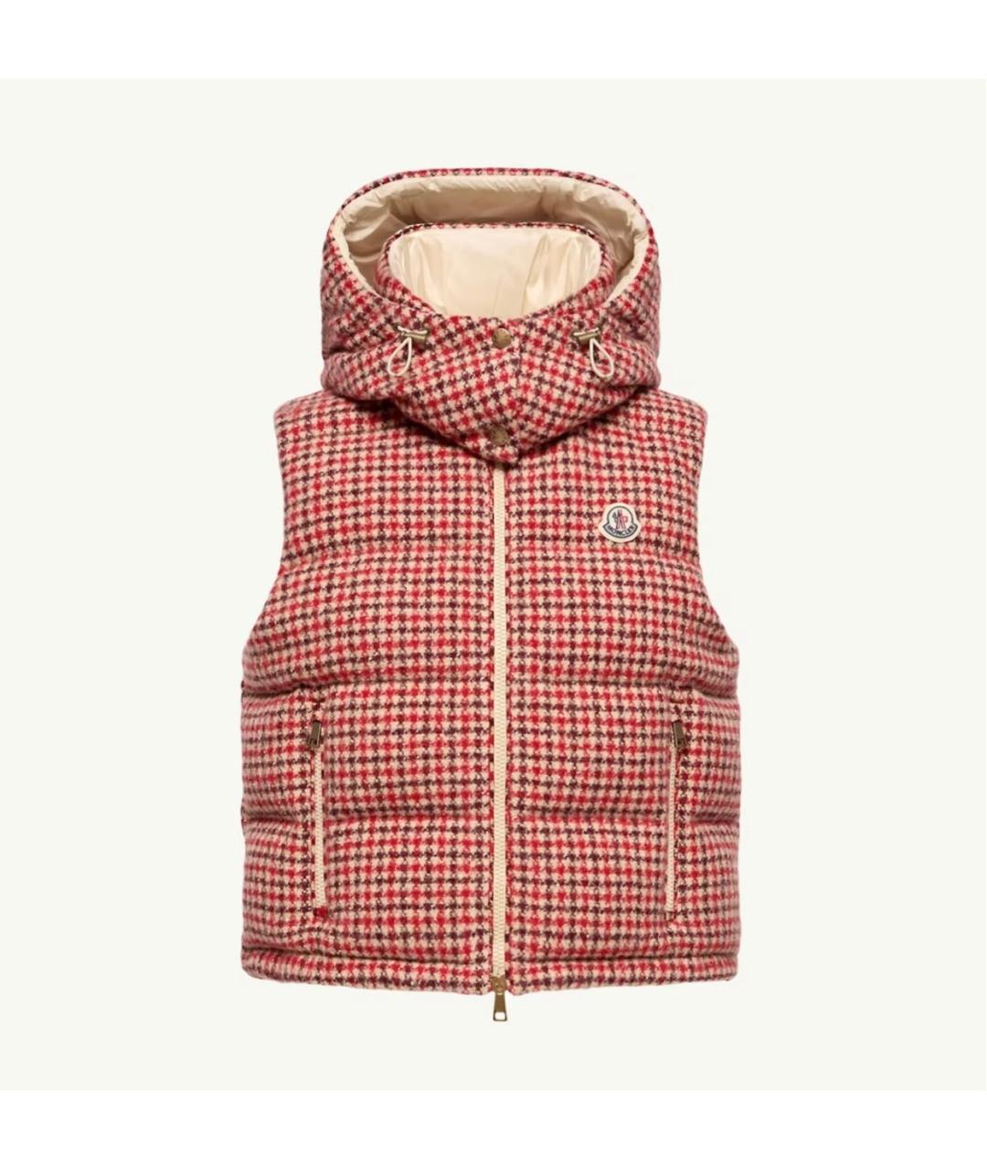MONCLER Красный жилет, фото 6