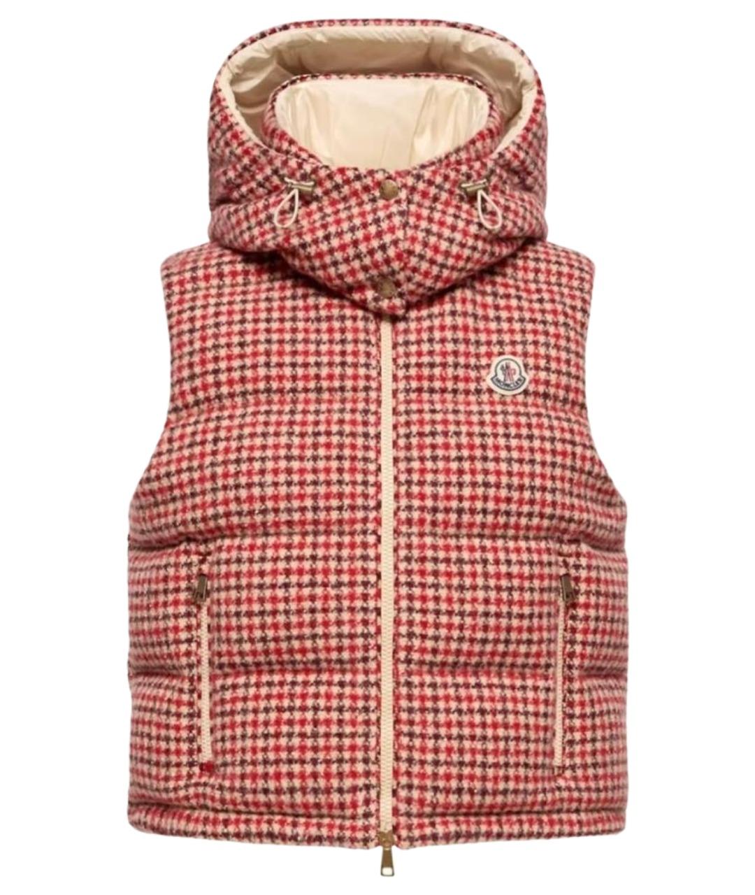 MONCLER Красный жилет, фото 1