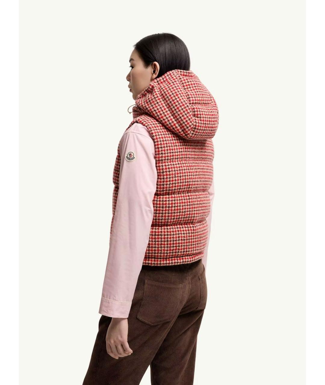 MONCLER Красный жилет, фото 5