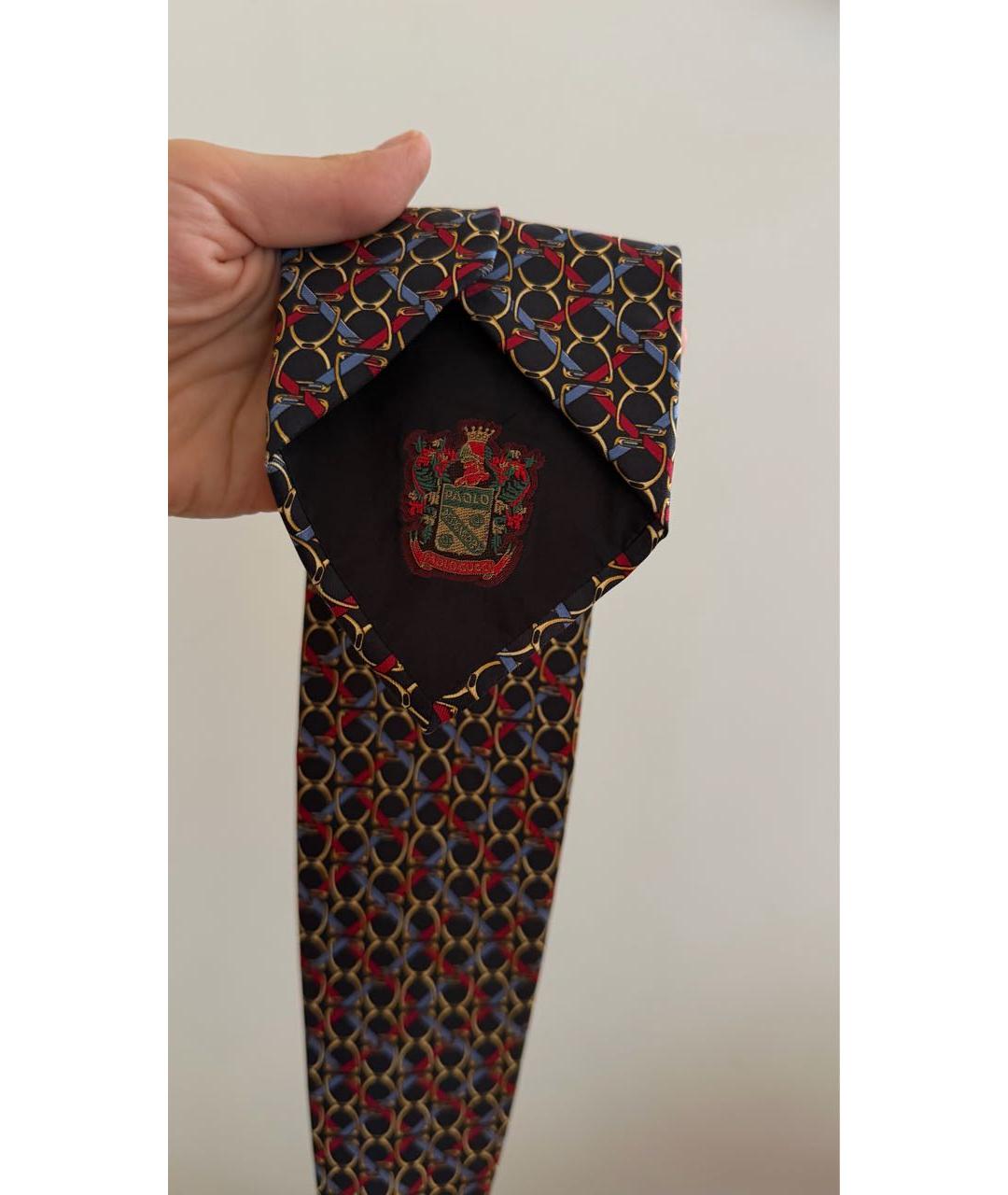 GUCCI Мульти шелковый галстук, фото 5