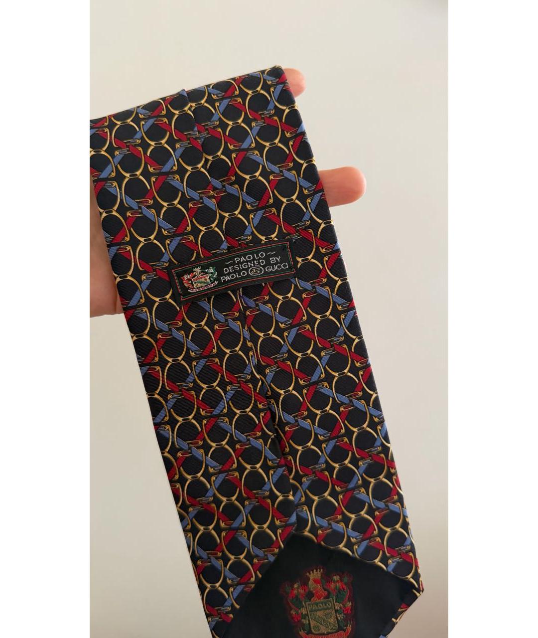 GUCCI Мульти шелковый галстук, фото 3