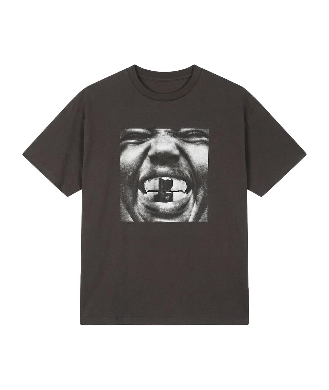 YEEZY Черная хлопковая футболка, фото 1