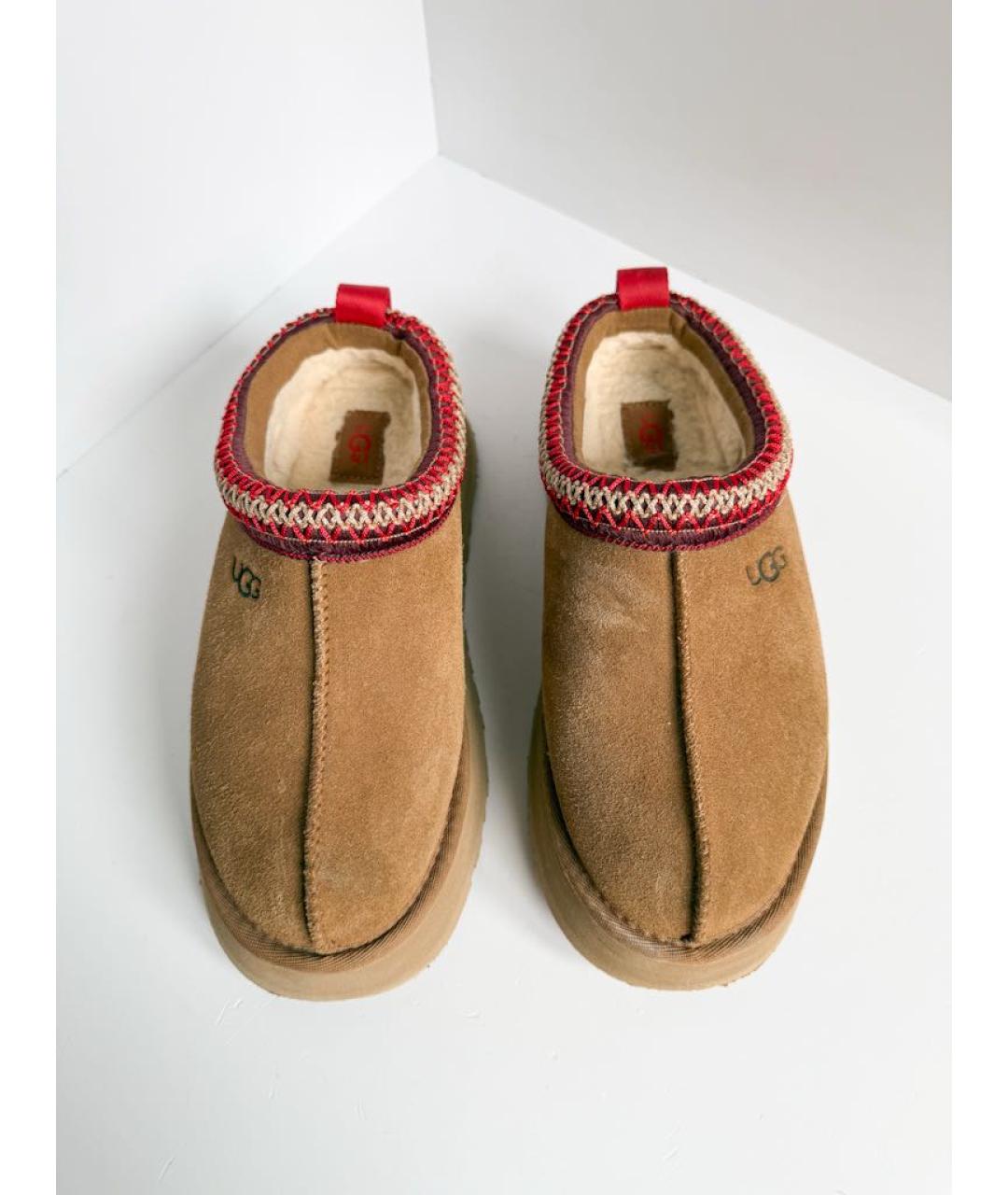 UGG Коричневые замшевые сабо, фото 2