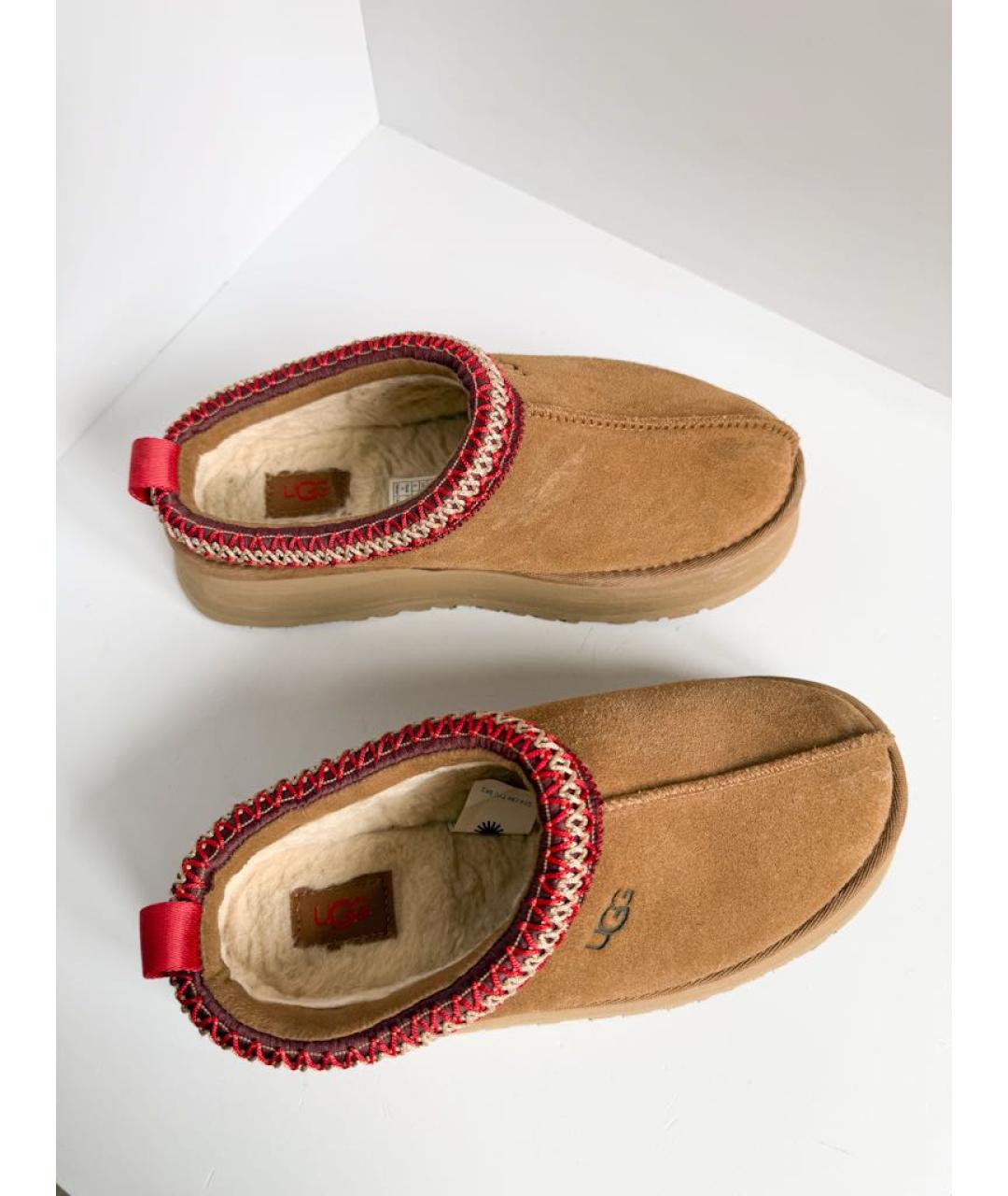 UGG Коричневые замшевые сабо, фото 6