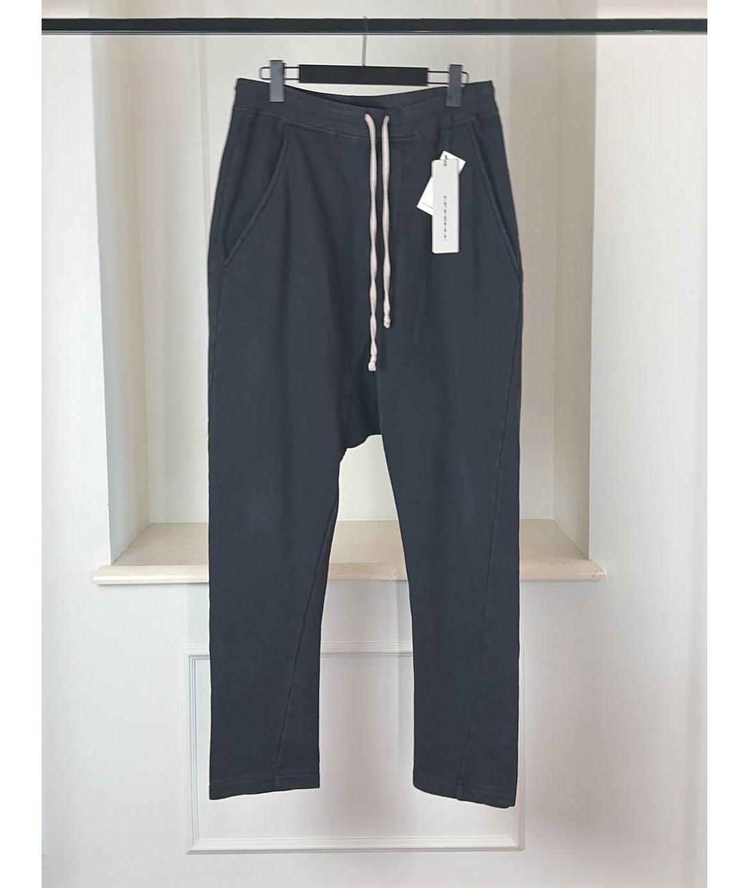 RICK OWENS Черные хлопковые джинсы, фото 6