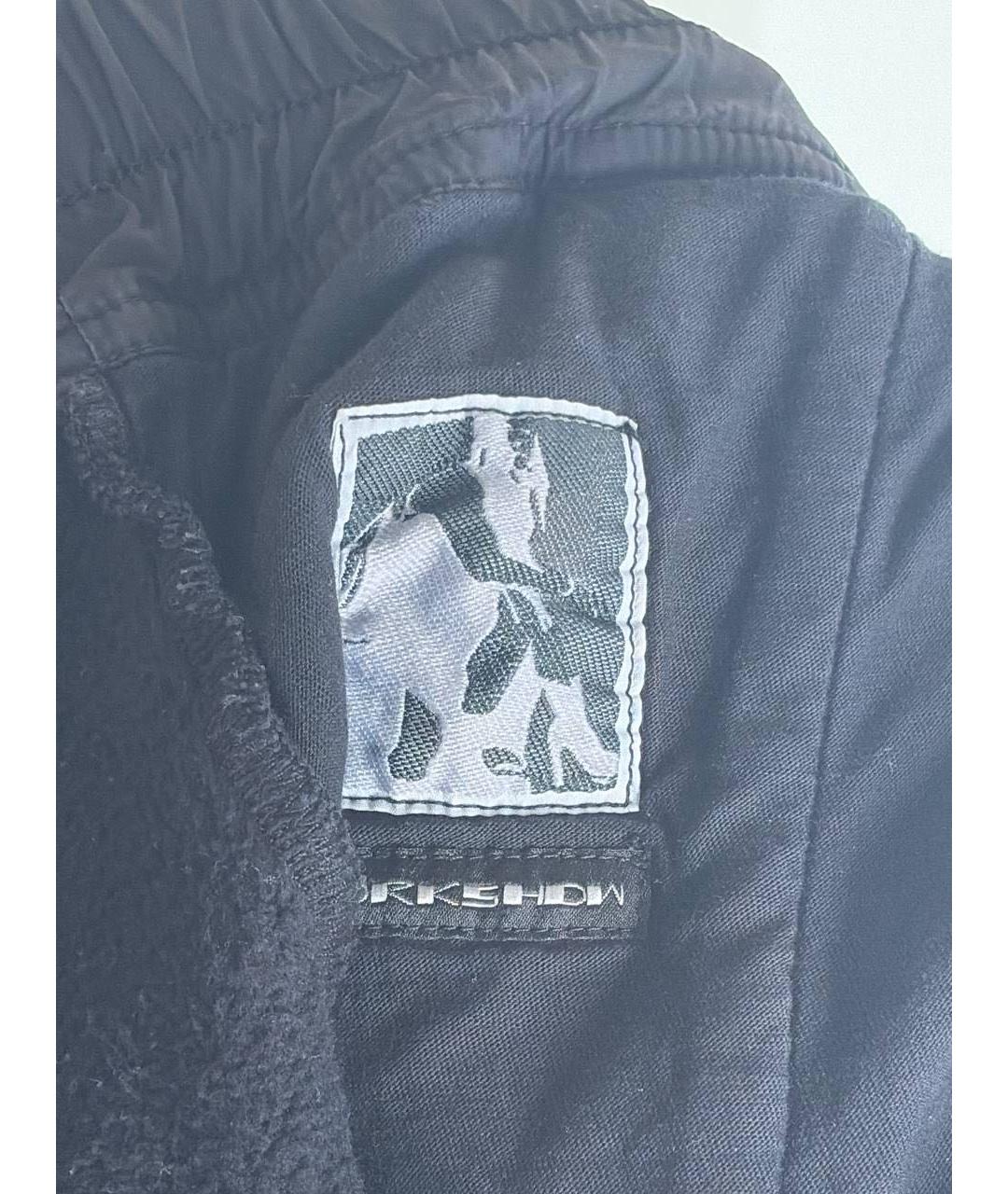 RICK OWENS Черные хлопковые джинсы, фото 5