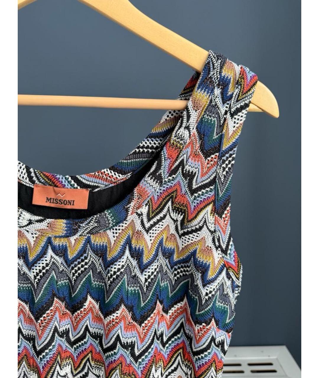 MISSONI Мульти вискозное повседневное платье, фото 3