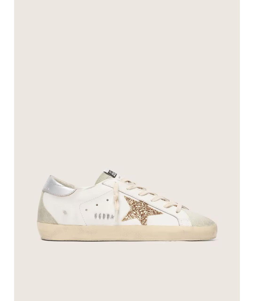 GOLDEN GOOSE Белые кожаные кеды, фото 6