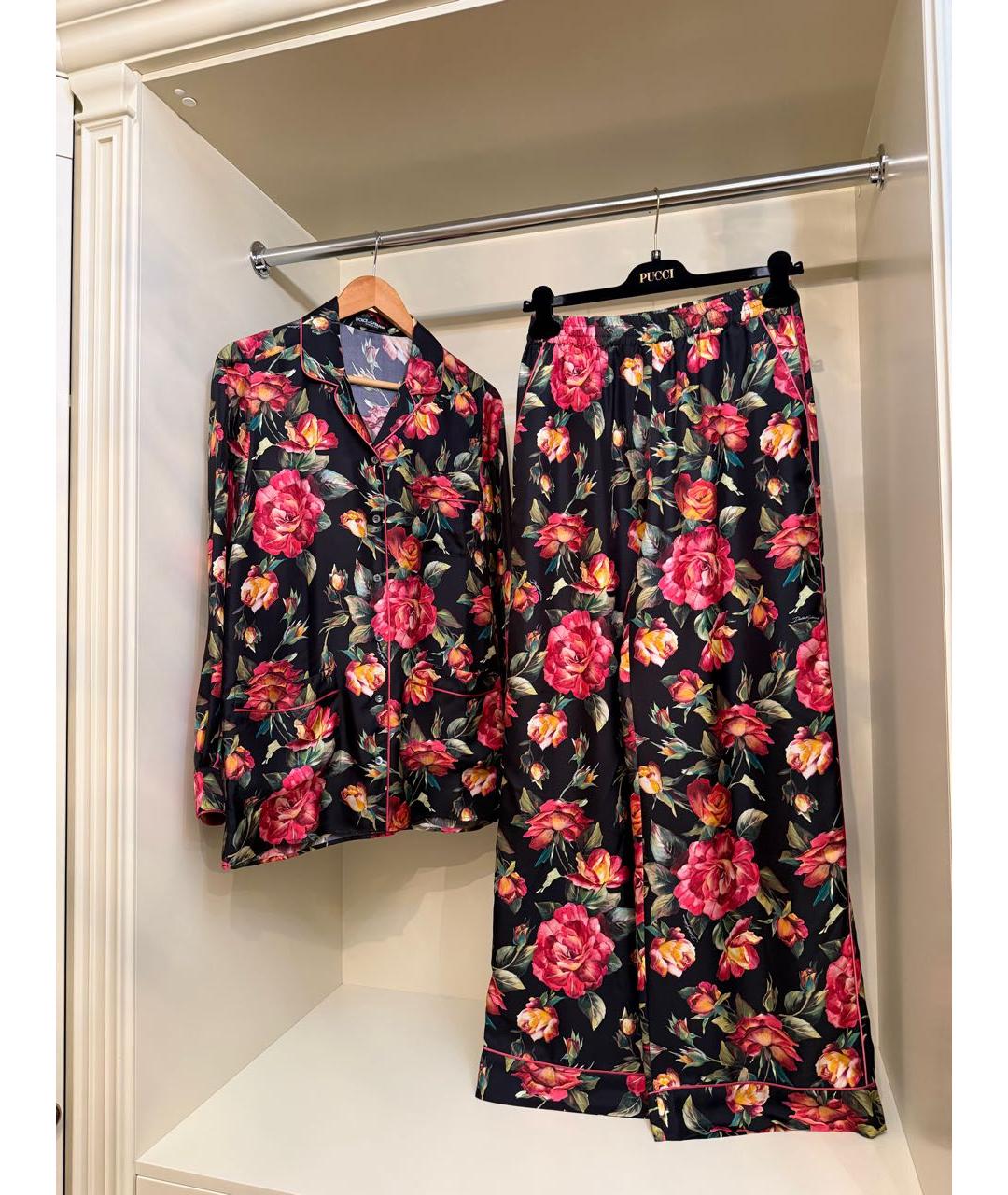 DOLCE&GABBANA Мульти шелковая рубашка, фото 5