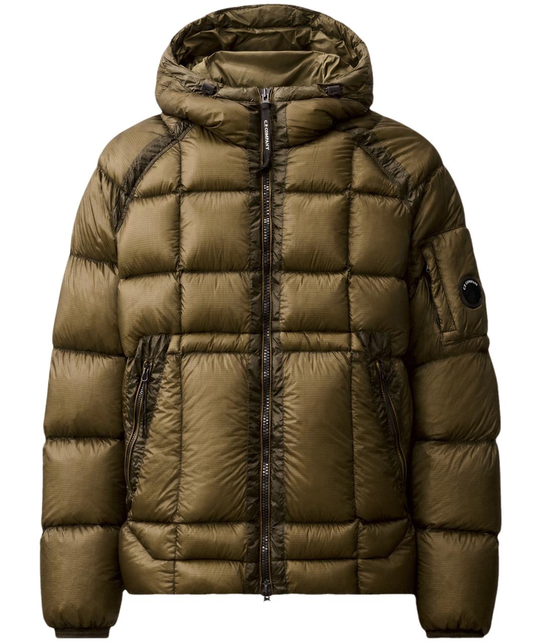 CP COMPANY Зеленый полиамидовый пуховик, фото 1