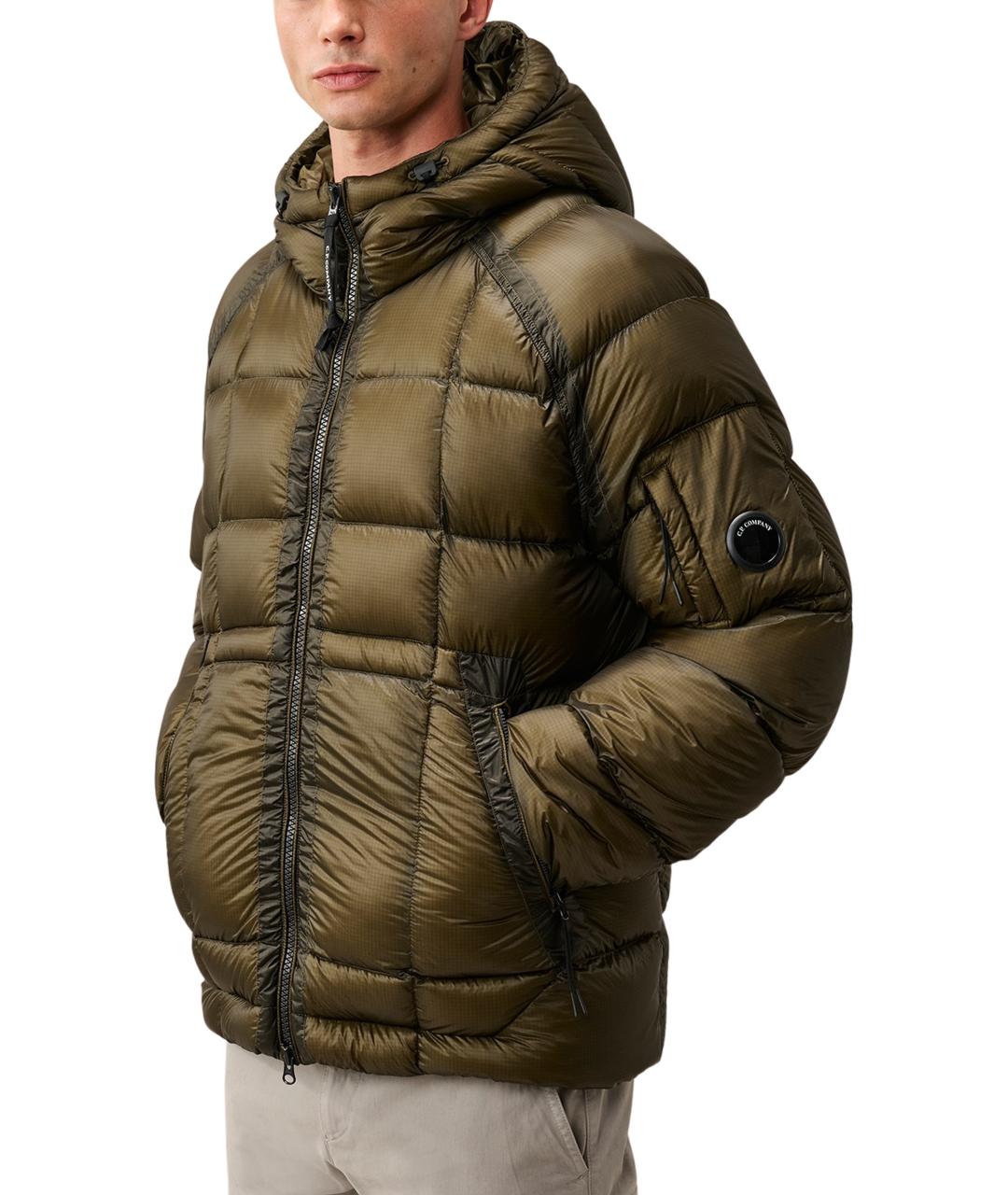 CP COMPANY Зеленый полиамидовый пуховик, фото 2