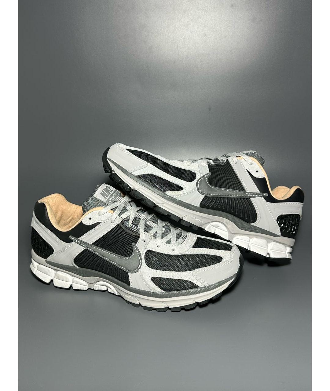 NIKE Антрацитовые синтетические низкие кроссовки / кеды, фото 6