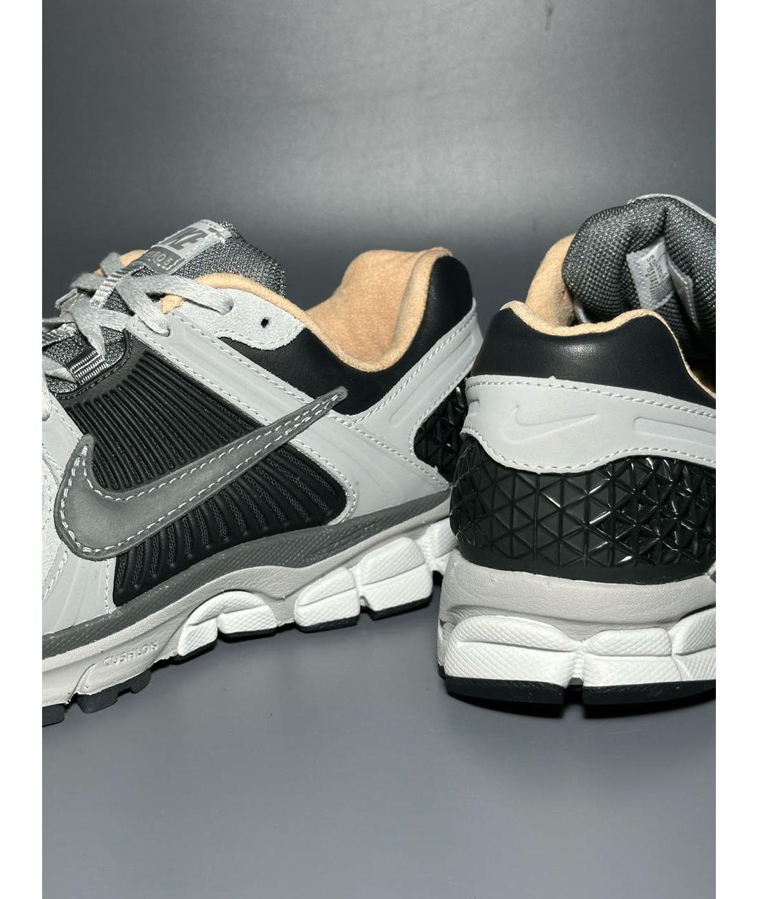 NIKE Антрацитовые синтетические низкие кроссовки / кеды, фото 8