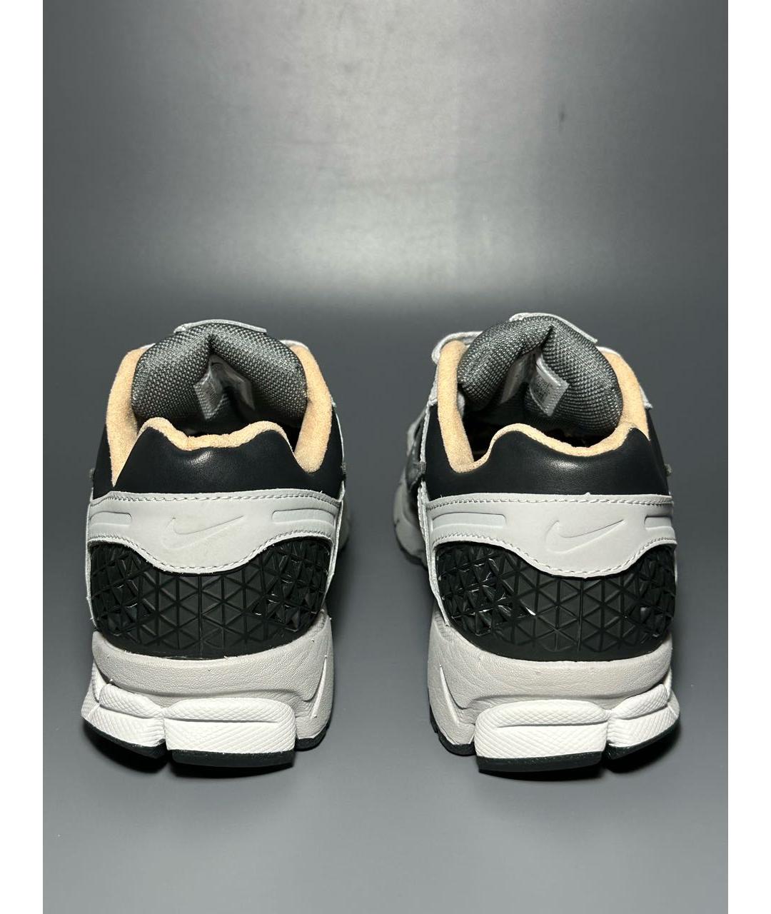 NIKE Антрацитовые синтетические низкие кроссовки / кеды, фото 4