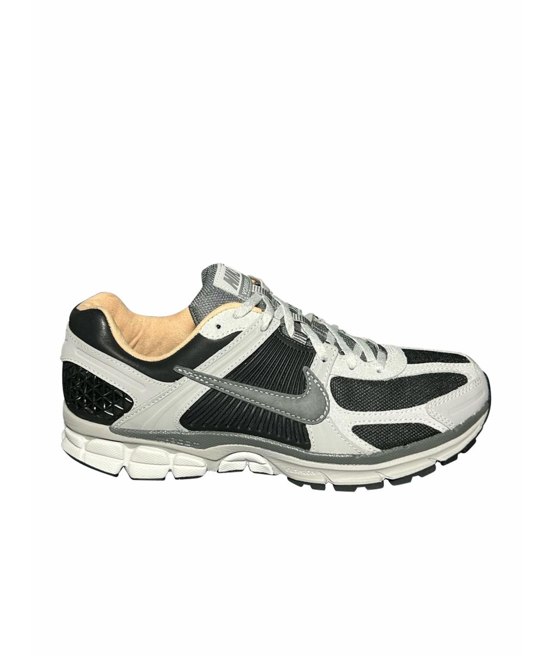 NIKE Антрацитовые синтетические низкие кроссовки / кеды, фото 1
