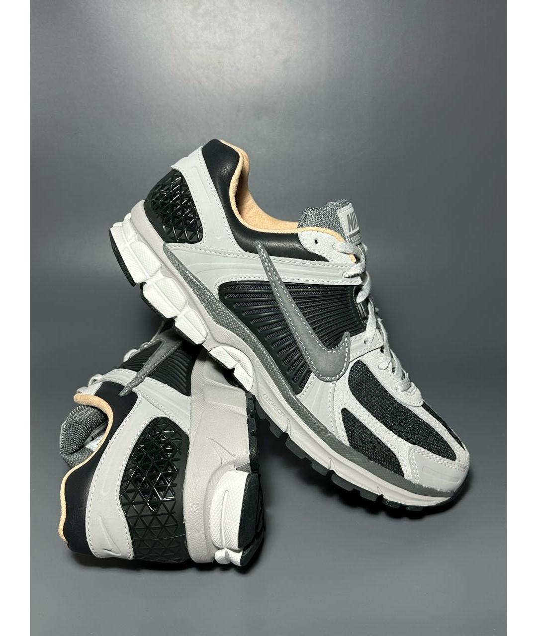 NIKE Антрацитовые синтетические низкие кроссовки / кеды, фото 7
