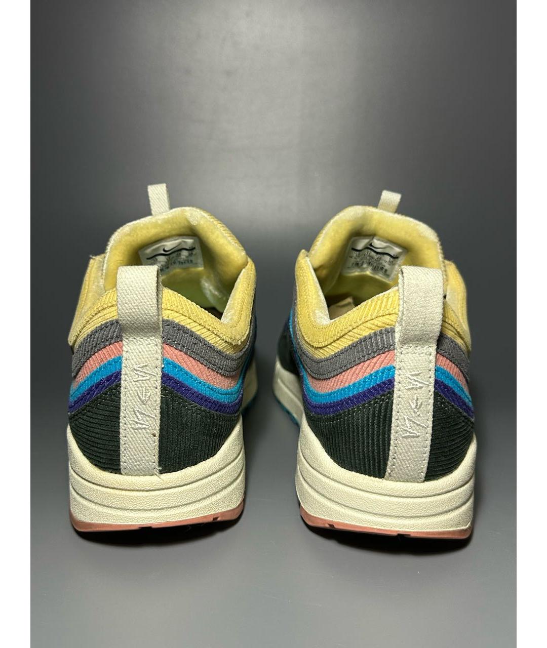NIKE Бежевые текстильные низкие кроссовки / кеды, фото 4