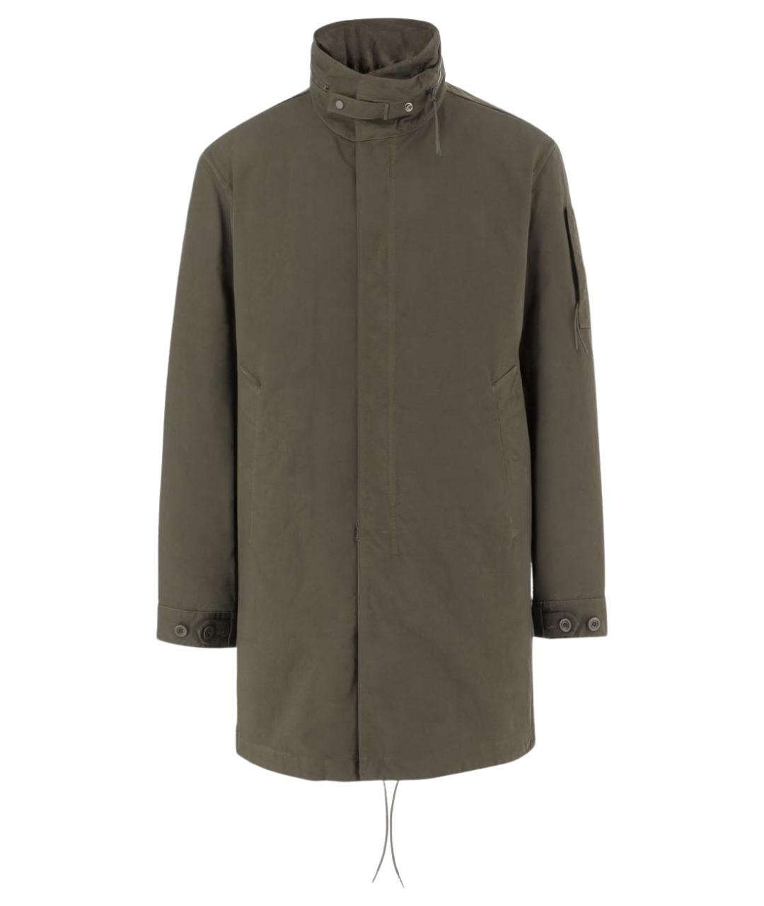 CP COMPANY Зеленое полиамидовое пальто, фото 1
