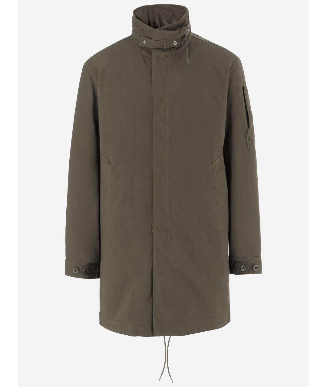 CP COMPANY Зеленое полиамидовое пальто, фото 4