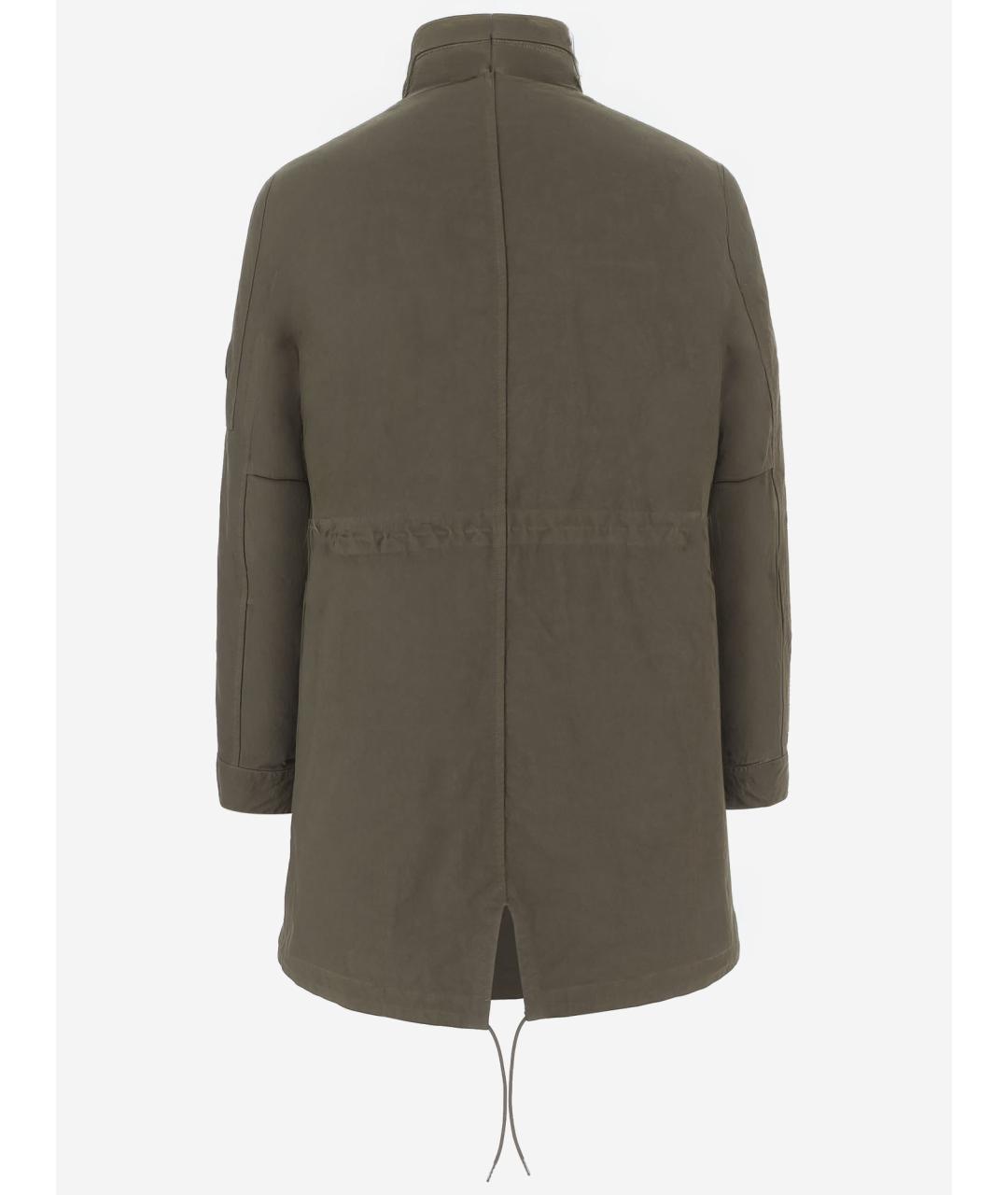 CP COMPANY Зеленое полиамидовое пальто, фото 2
