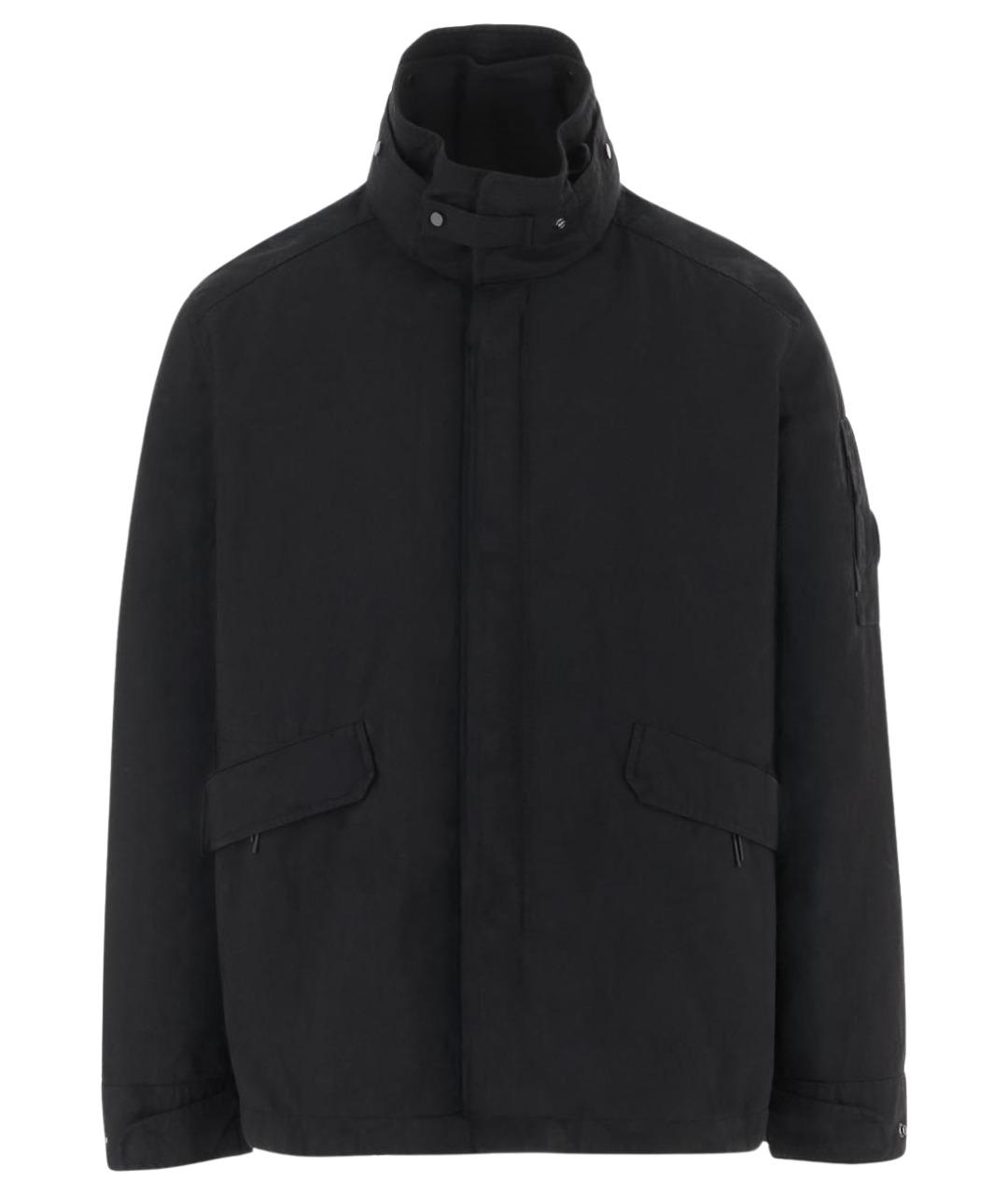 CP COMPANY Черная полиамидовая куртка, фото 1