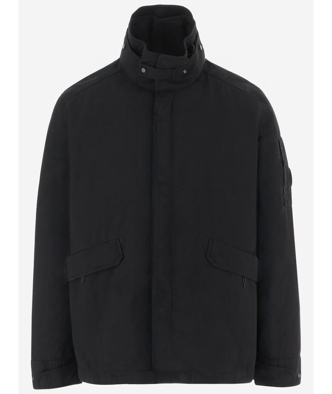 CP COMPANY Черная полиамидовая куртка, фото 4