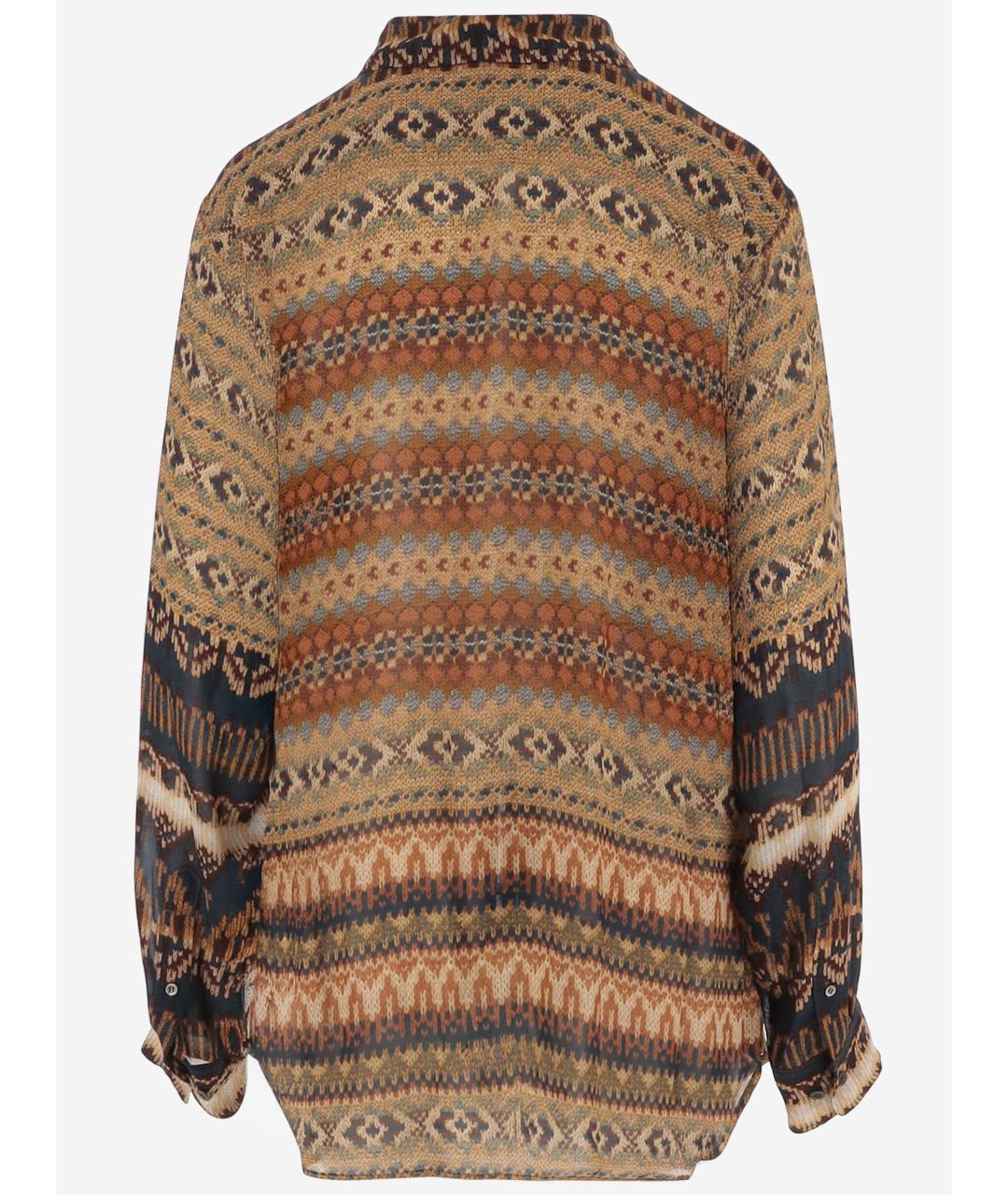 DRIES VAN NOTEN Мульти вискозная рубашка, фото 2
