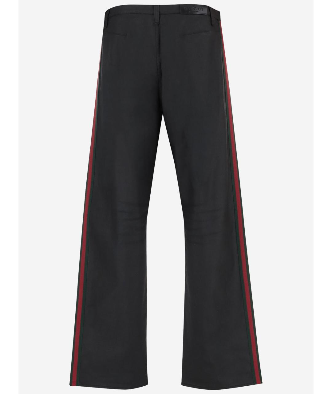 GUCCI Черные хлопковые джинсы, фото 2