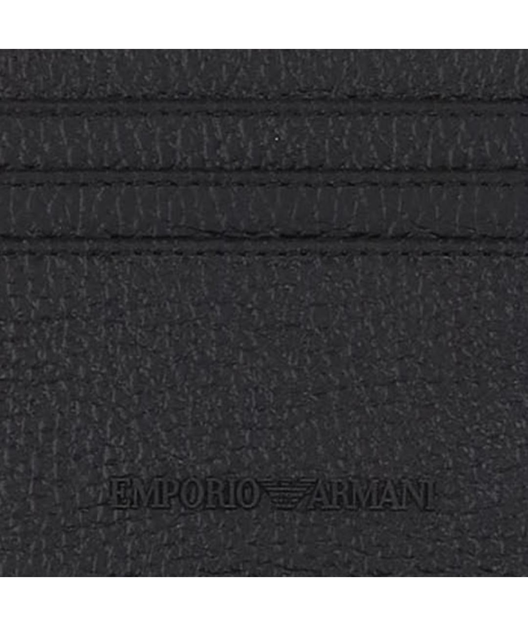 EMPORIO ARMANI Черный кошелек, фото 4