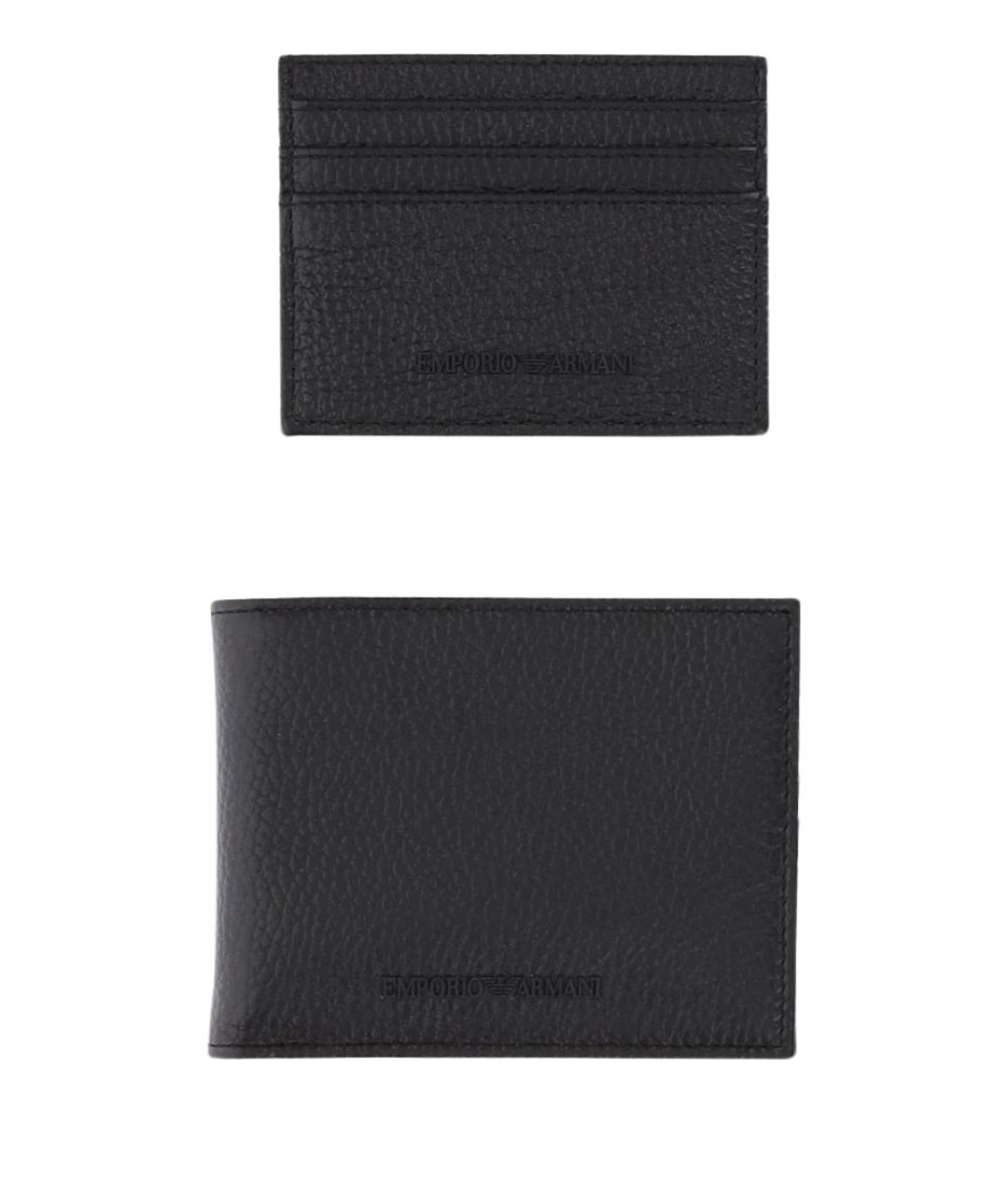 EMPORIO ARMANI Черный кошелек, фото 1