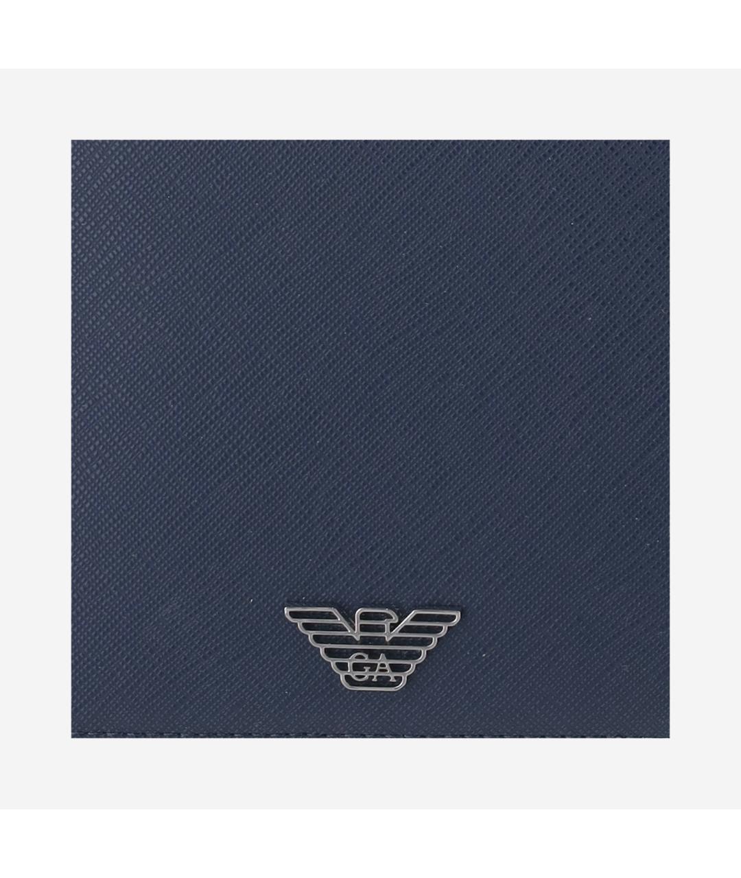 EMPORIO ARMANI Синий кошелек, фото 4