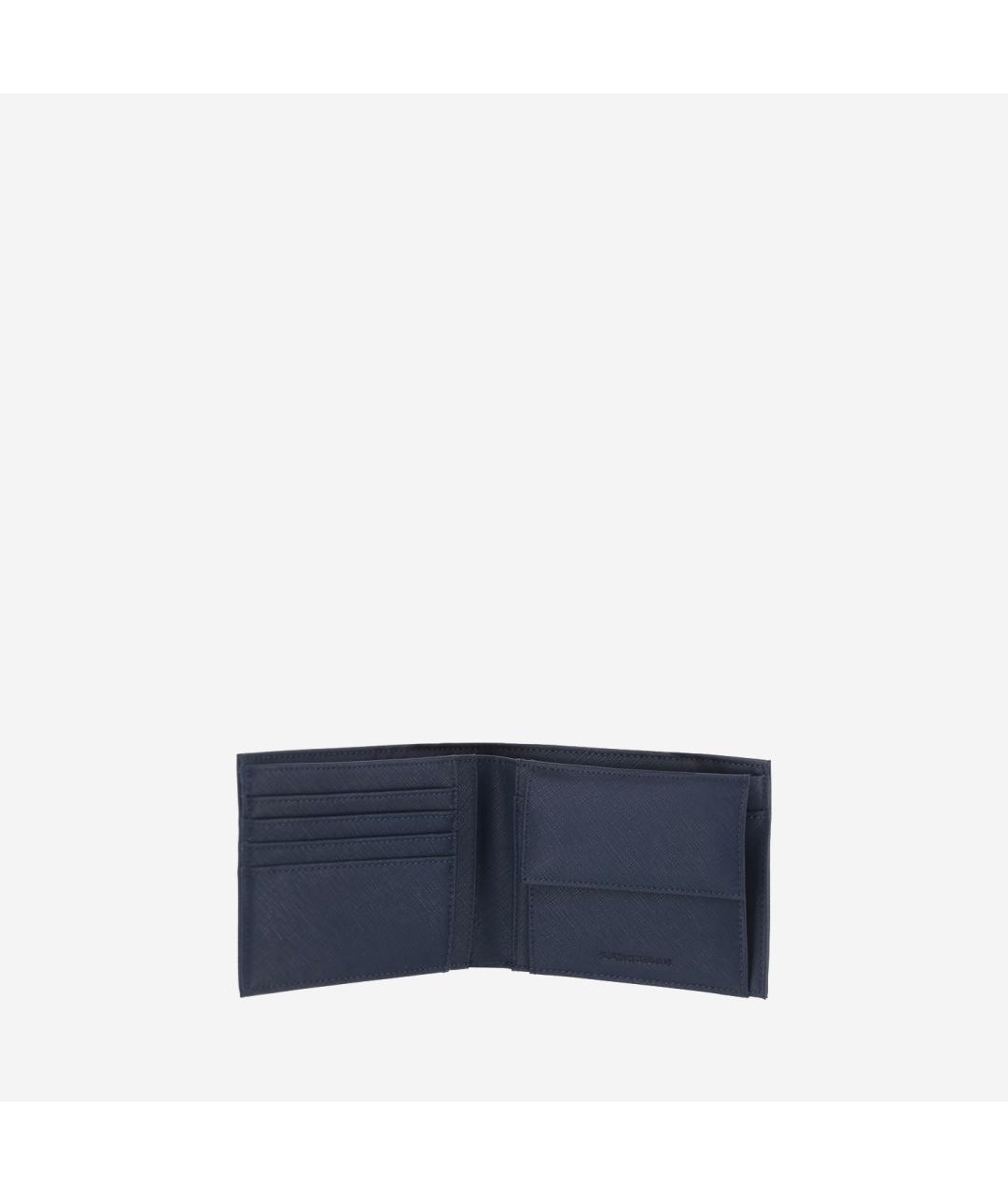 EMPORIO ARMANI Синий кошелек, фото 3
