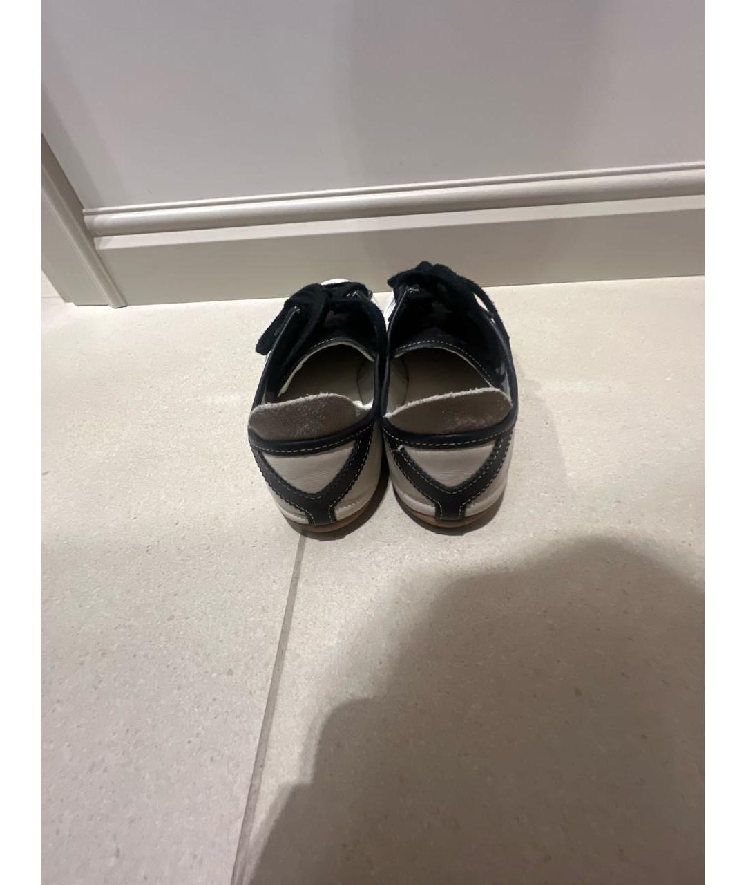 ADIDAS Белые кожаные кроссовки, фото 4
