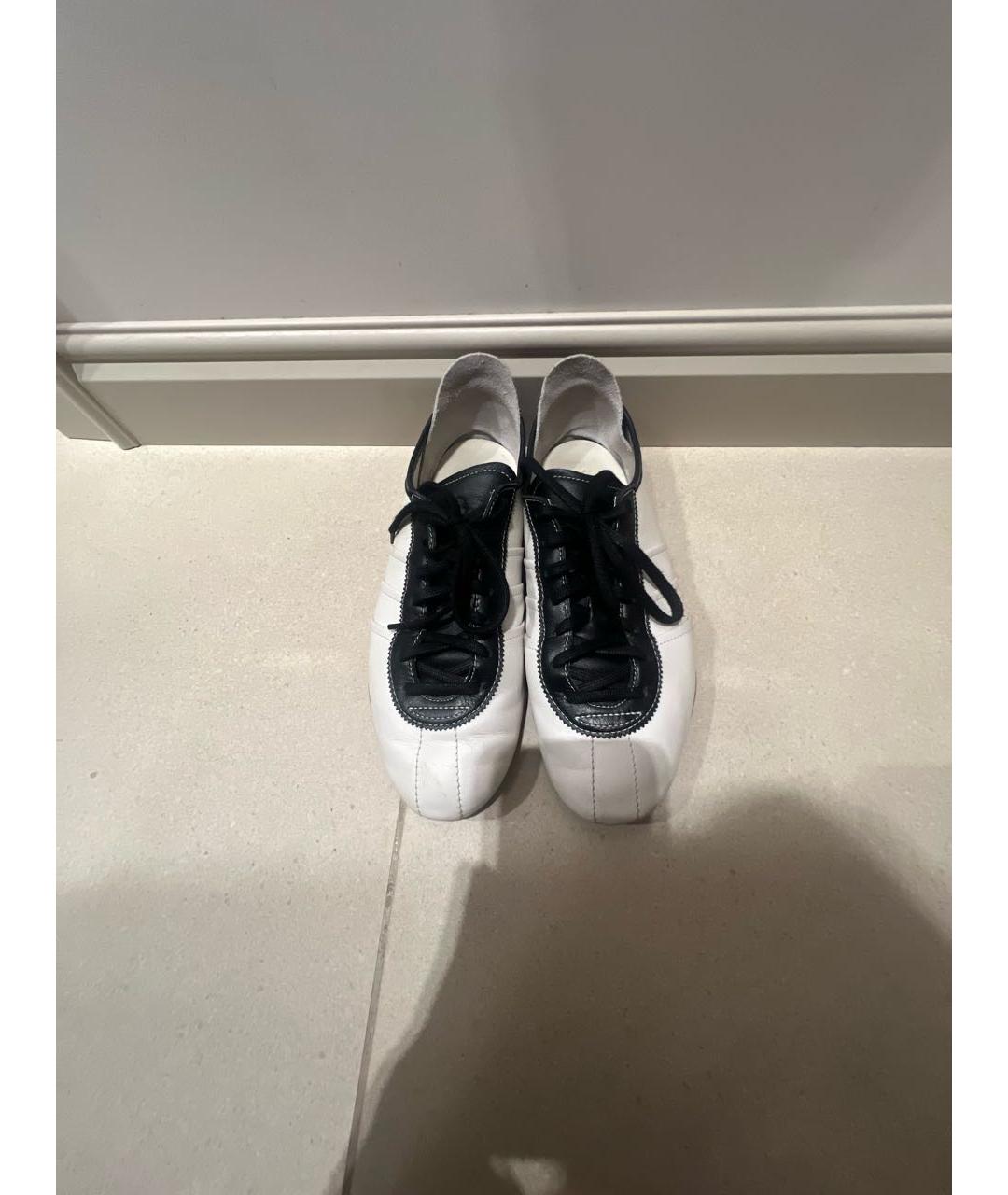 ADIDAS Белые кожаные кроссовки, фото 2