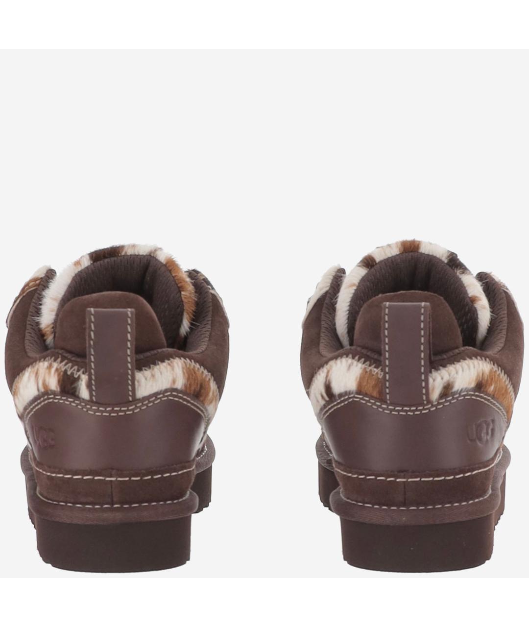 UGG Коричневые замшевые кроссовки, фото 4
