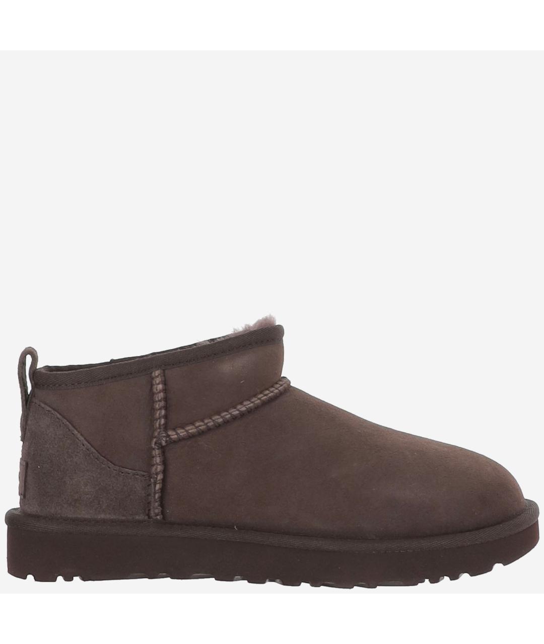 UGG Коричневые замшевые полусапоги, фото 5