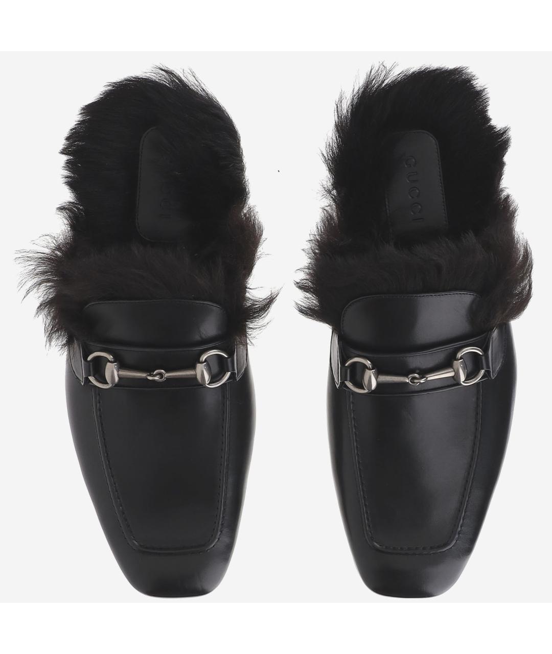 GUCCI Черные кожаные лоферы, фото 2