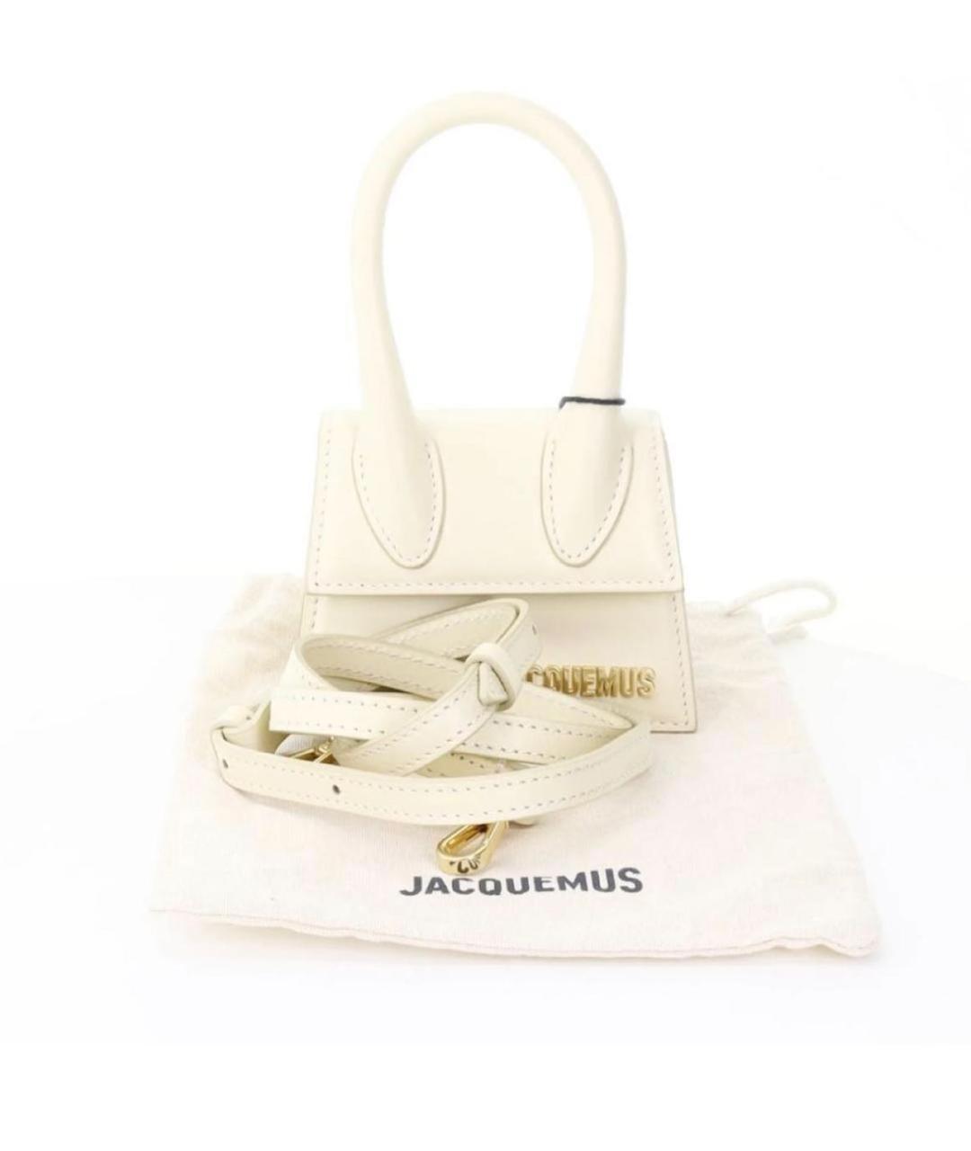 JACQUEMUS Бежевая сумка через плечо, фото 2
