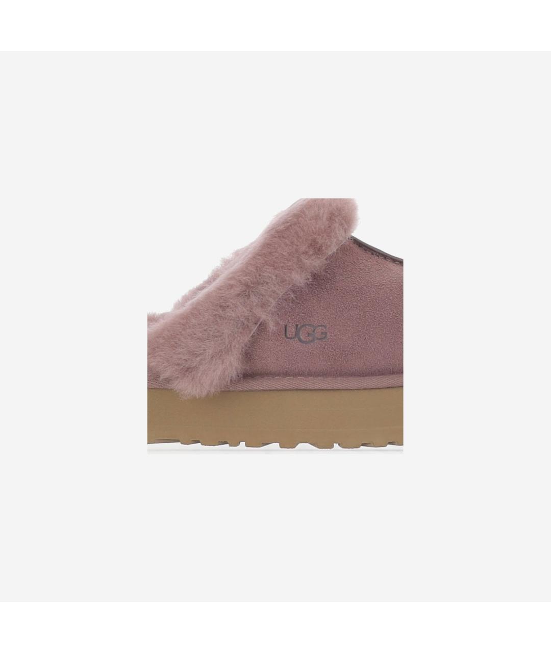 UGG Розовые замшевые сабо, фото 5