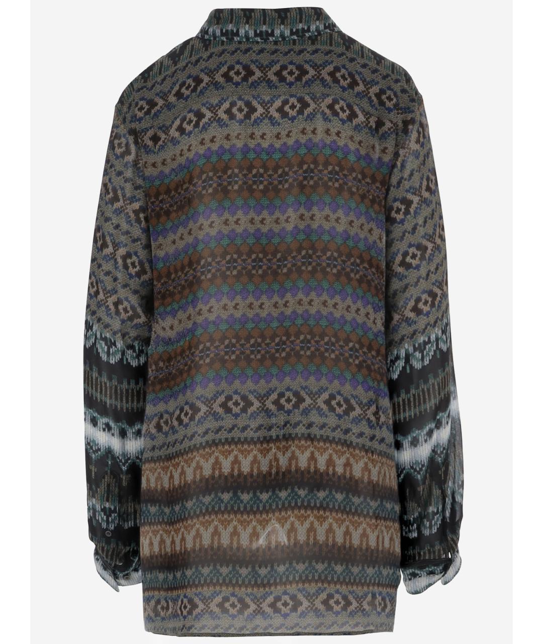 DRIES VAN NOTEN Мульти вискозная рубашка, фото 2