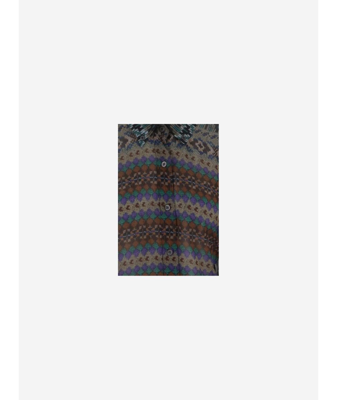DRIES VAN NOTEN Мульти вискозная рубашка, фото 3