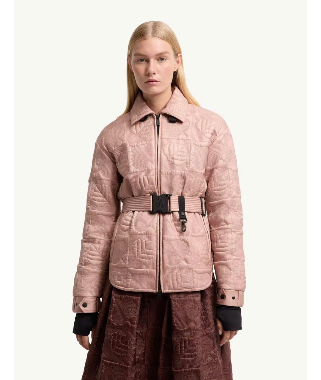 MONCLER Розовая куртка, фото 4