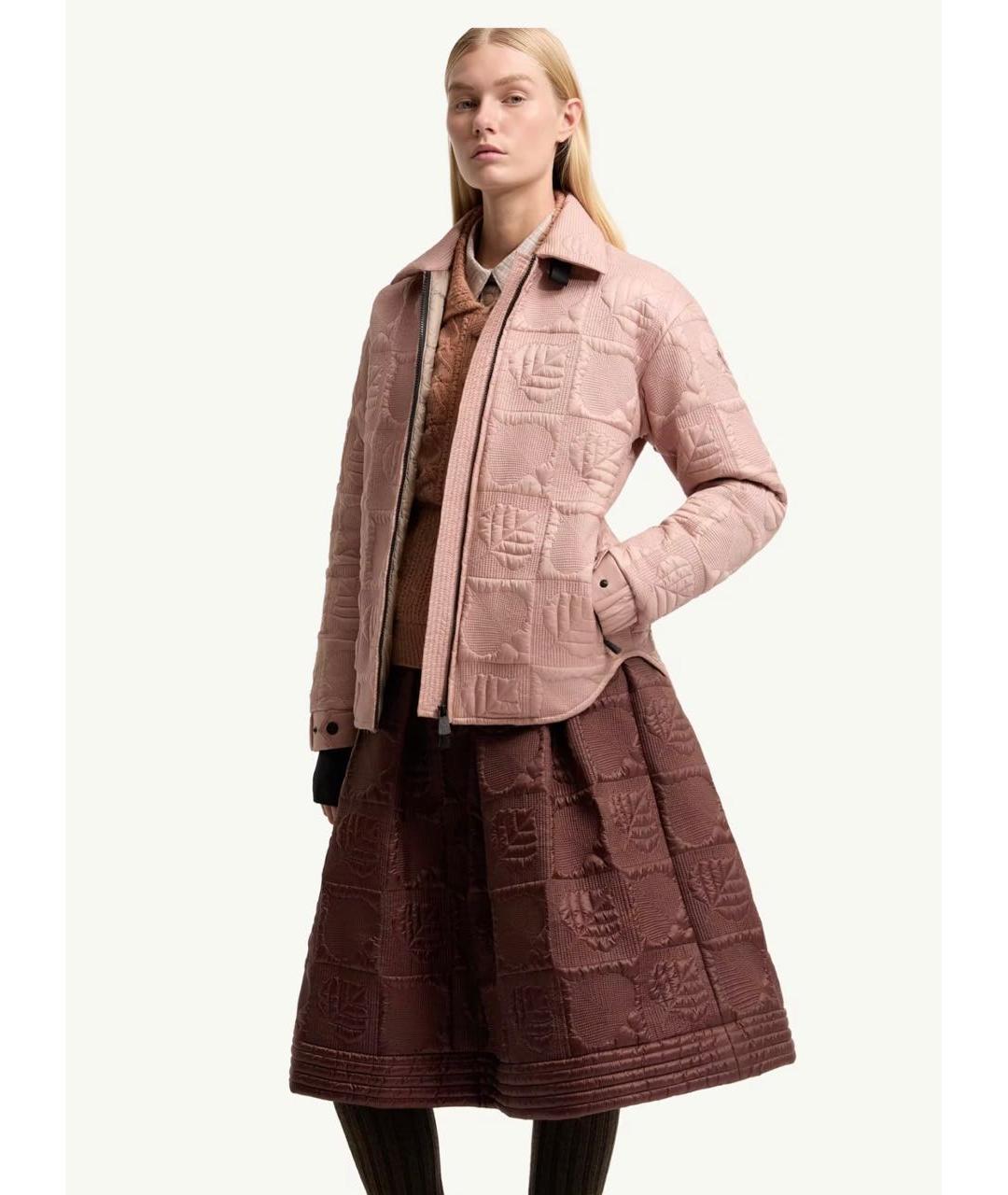 MONCLER Розовая куртка, фото 6