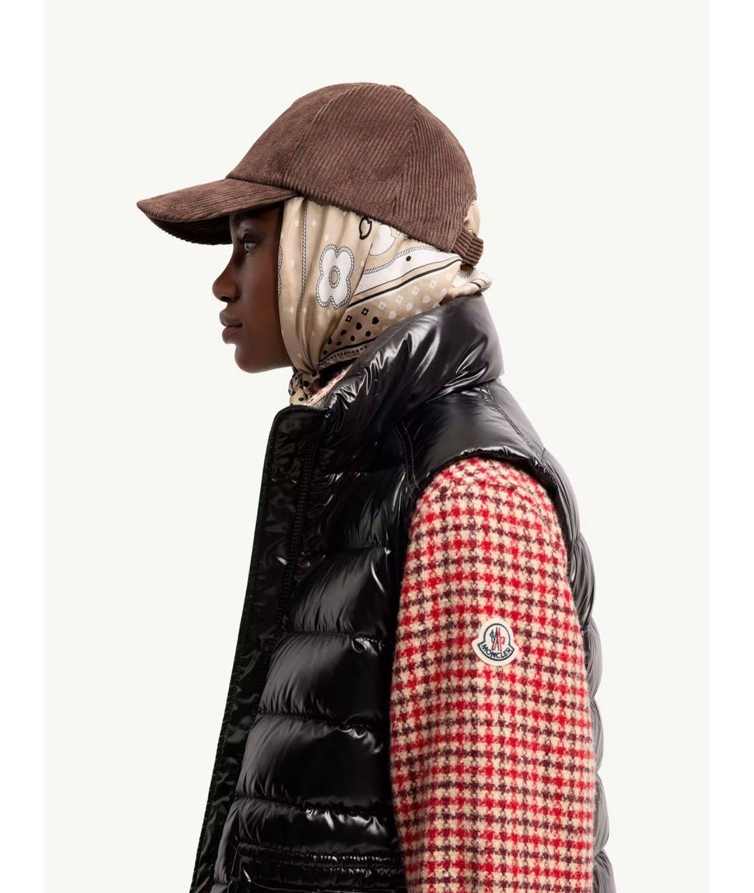 MONCLER Черный жилет, фото 3