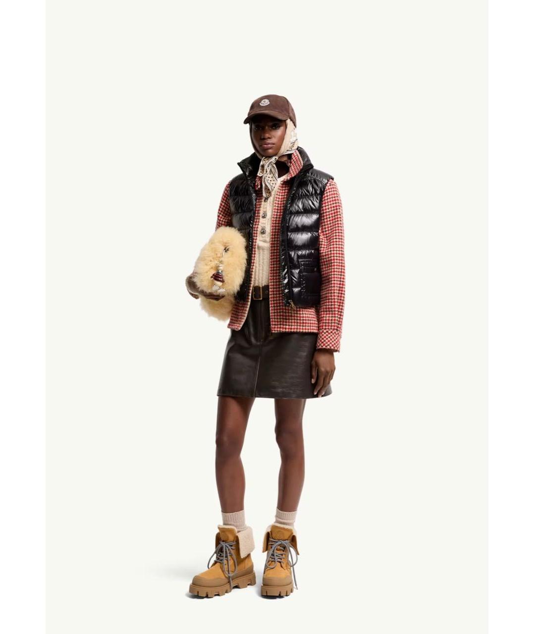 MONCLER Черный жилет, фото 2