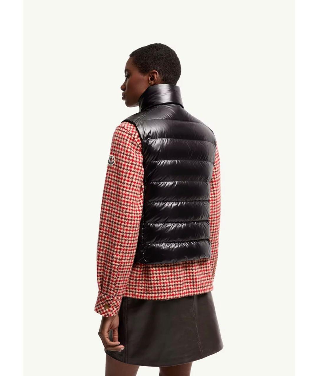 MONCLER Черный жилет, фото 5